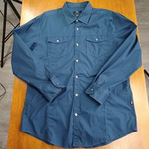 Hugo Boss Slim Fit Stretch Blue Mirko Shirt